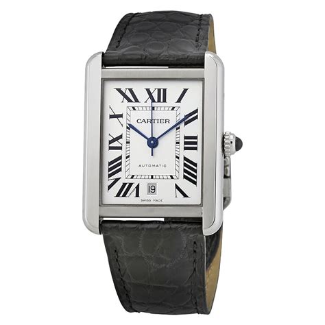 mens cartier watch used|pre owned cartier tank watch.